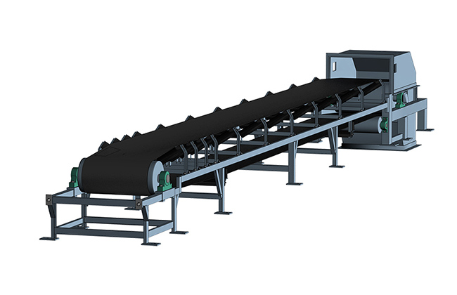 采用了結構緊湊、剛性好、強度高的三角形機架，機架部分、中間架和中間架支